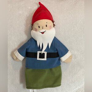 IKEA Colourful GLADLYNT Christmas Gnome Puppet Plush White Beard Red Hat 12”